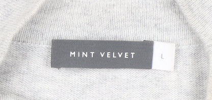 Unisex Adults UK Size L Mint Velvet Grey Pullover Jumper