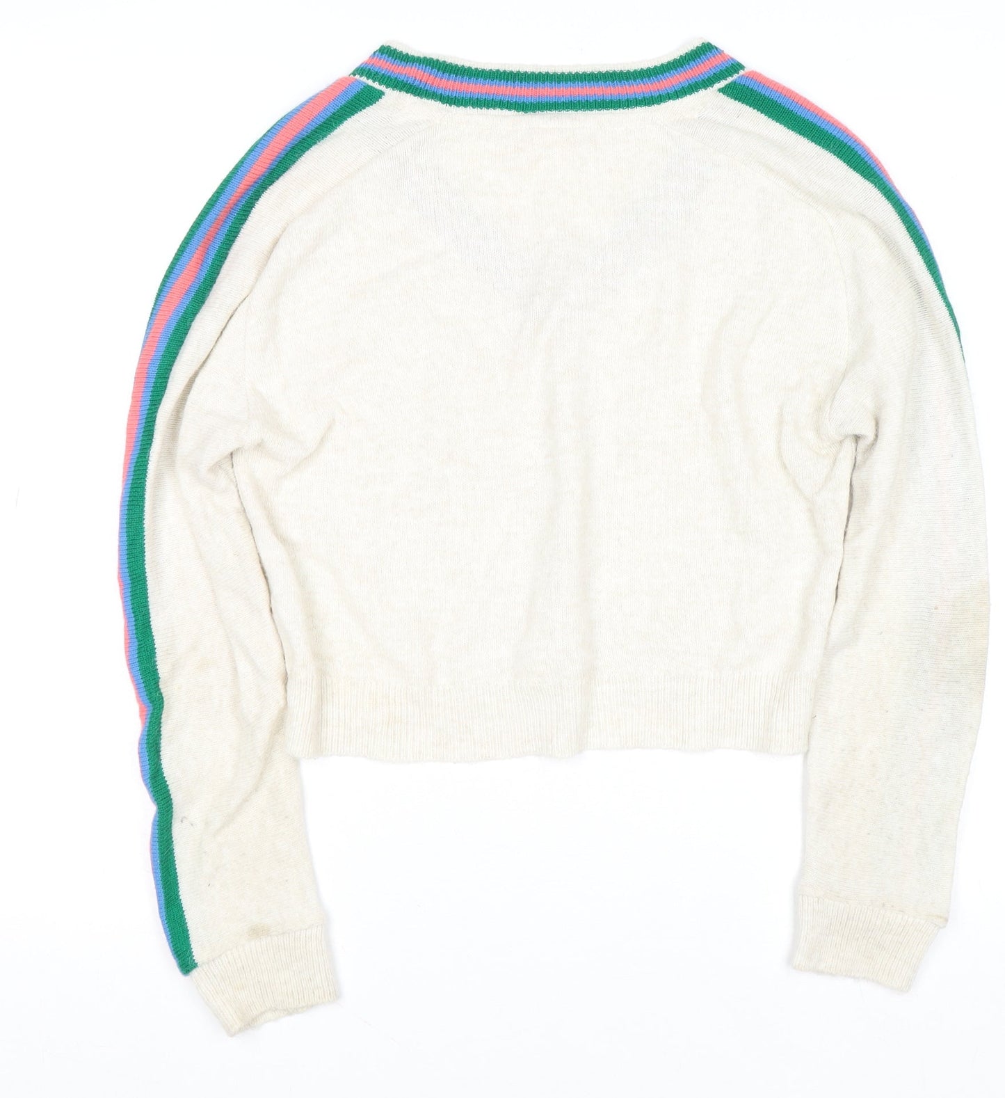 Womens UK Size M Urban Outfitters Ivory Pullover Jumper