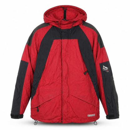 Mens UK Size L Serac Red Parka Coat