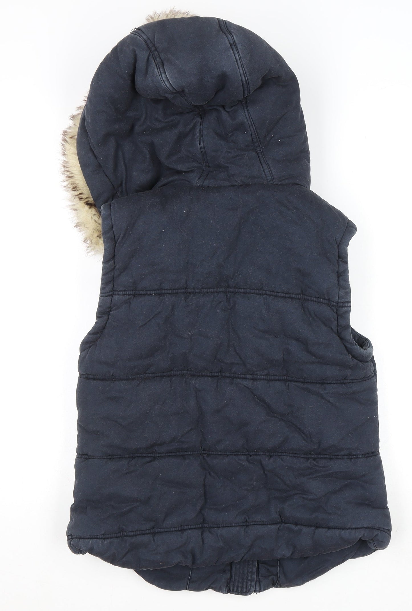 Womens UK Size 8 River Island Blue Puffer Jacket