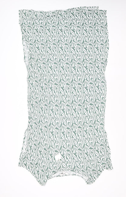 Marks and Spencer Women’s Green Floral Shift Dress XL Viscose