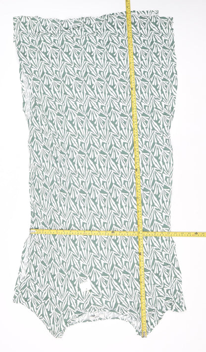 Marks and Spencer Women’s Green Floral Shift Dress XL Viscose