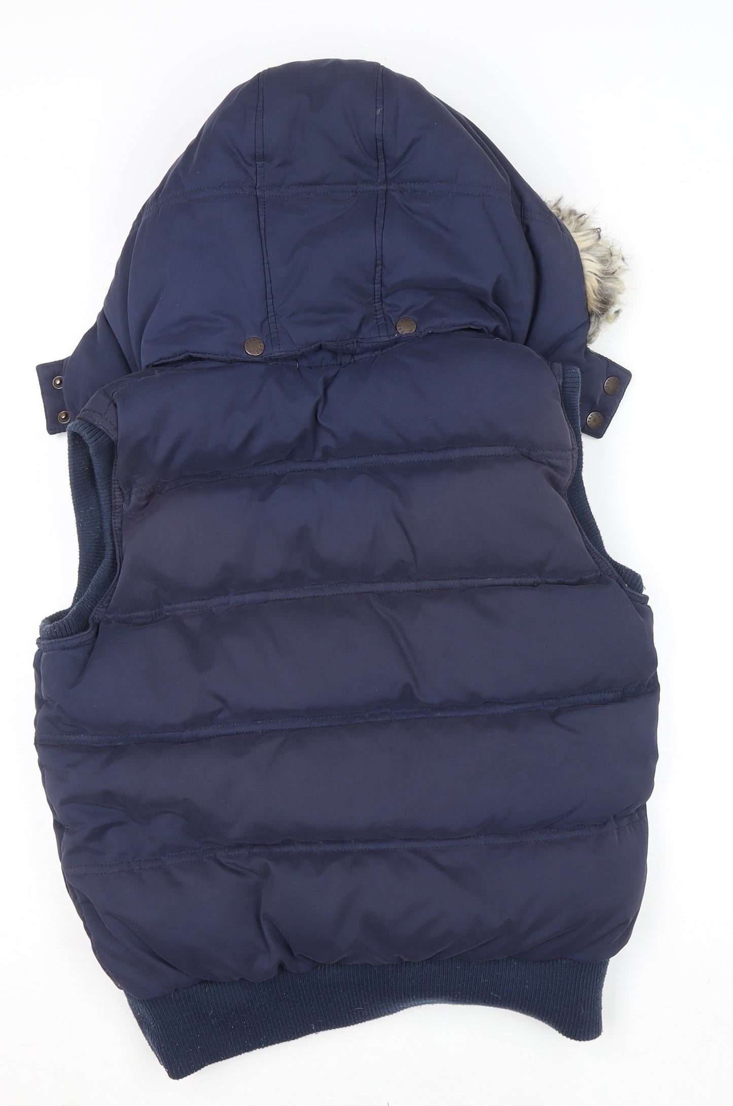 Womens UK Size 12 Fat Face Blue Puffer Jacket