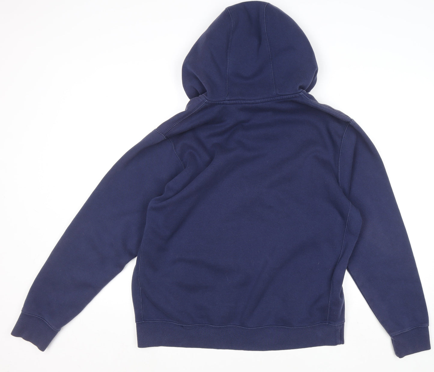 Mens UK Size L Nike Blue Full Zip Hoodie