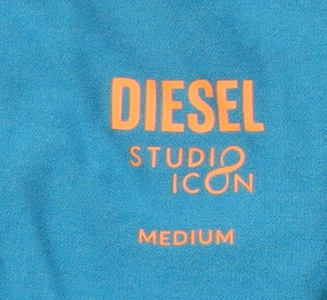 Mens UK Size M Diesel Blue Gym & Training Running & Jogging T-Shirt