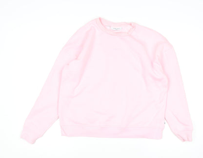 Womens UK Size M Calvin Klein Pink Pullover Sweatshirt