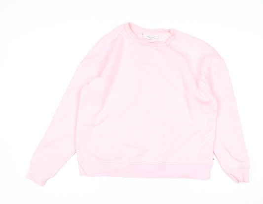 Womens UK Size M Calvin Klein Pink Pullover Sweatshirt
