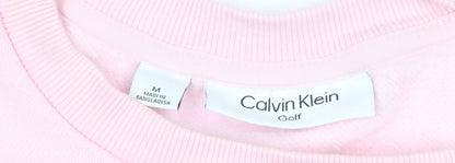Womens UK Size M Calvin Klein Pink Pullover Sweatshirt