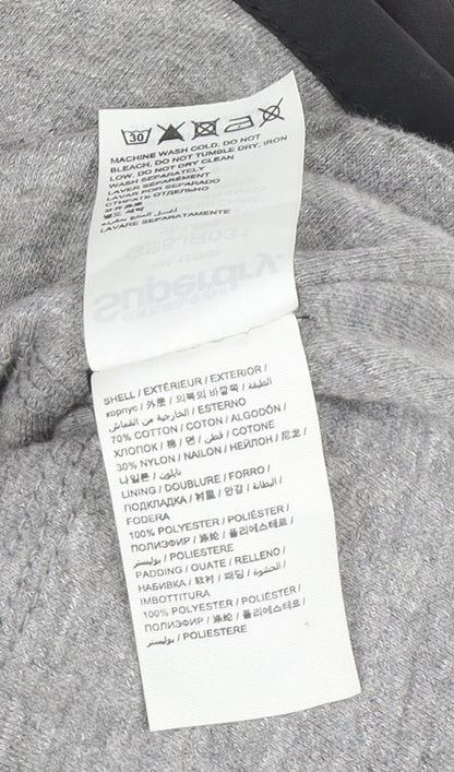 Womens UK Size S Superdry Black Puffer Jacket