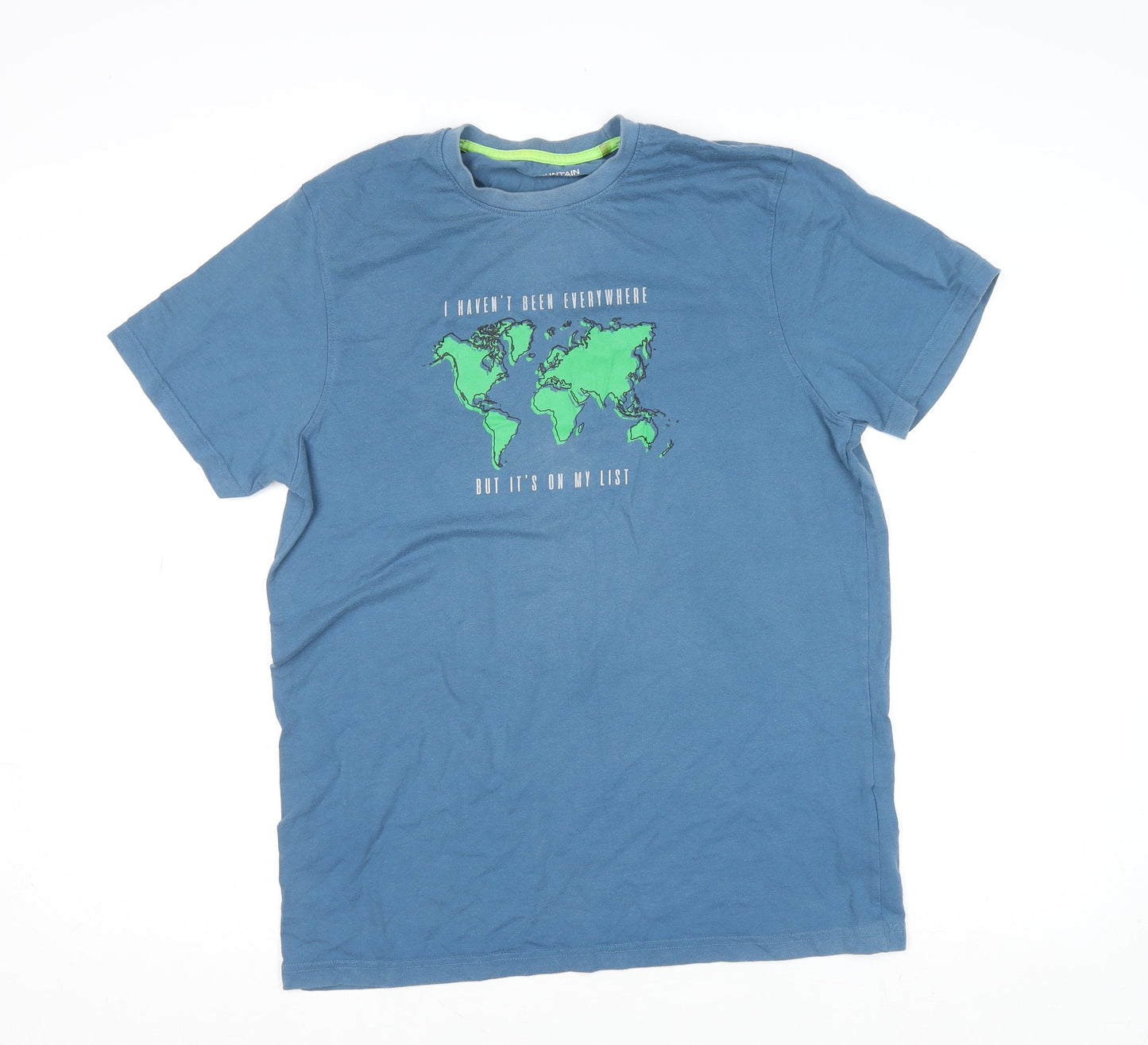 Mens UK Size M Mountain Warehouse Blue  T-Shirt