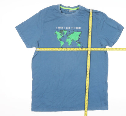 Mens UK Size M Mountain Warehouse Blue  T-Shirt