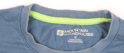 Mens UK Size M Mountain Warehouse Blue  T-Shirt