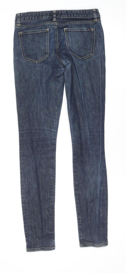 Womens UK Size 2 Tommy Hilfiger Slim Fit Skinny Blue Jeans