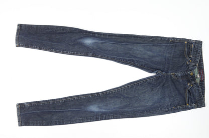 Womens UK Size 2 Tommy Hilfiger Slim Fit Skinny Blue Jeans