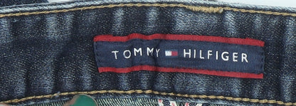 Womens UK Size 2 Tommy Hilfiger Slim Fit Skinny Blue Jeans