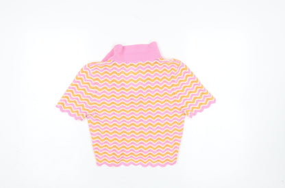 Womens UK Size M FB Sister Pink Pullover Jumper