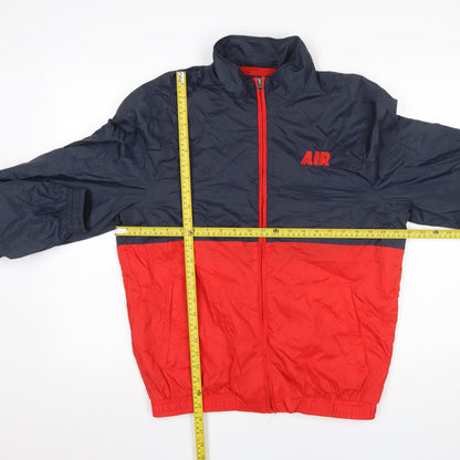 Mens UK Size L Broken Standard Multicoloured Windbreaker Coat