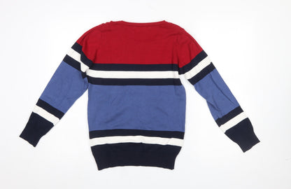 Womens UK Size S EWM Multicoloured Pullover Jumper