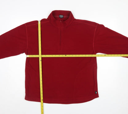 Womens UK Size 16 Tiso Red Pullover Sweatshirt