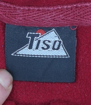 Womens UK Size 16 Tiso Red Pullover Sweatshirt
