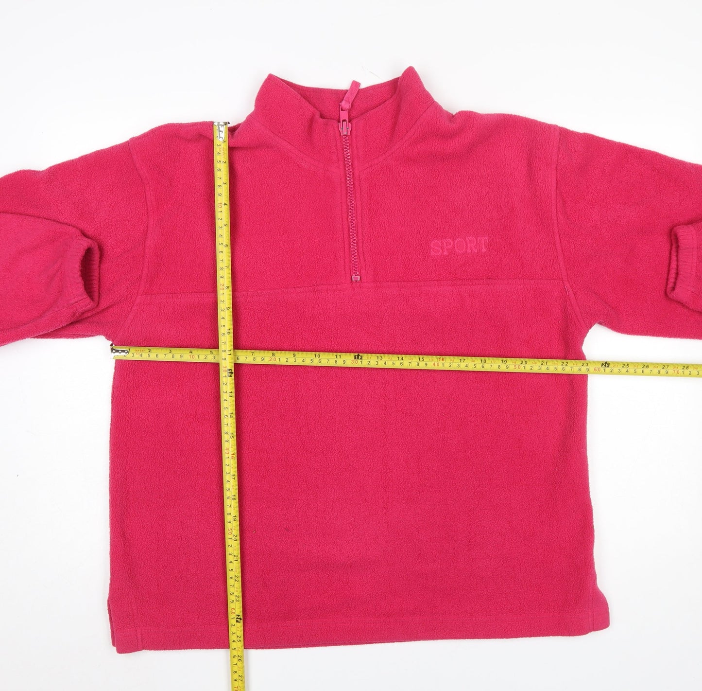 Womens UK Size 14-16 St. Bernard Pink Pullover Sweatshirt