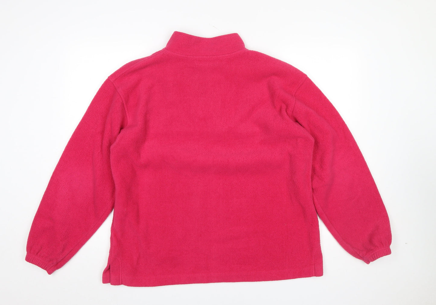 Womens UK Size 14-16 St. Bernard Pink Pullover Sweatshirt