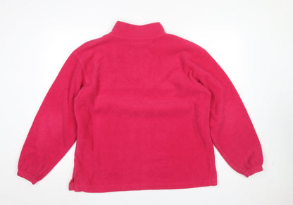 Womens UK Size 14-16 St. Bernard Pink Pullover Sweatshirt
