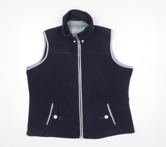 Womens UK Size 14 Tands Blue Bodywarmer