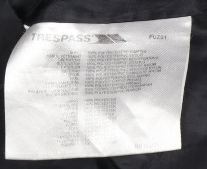 Boys UK Size 11-12 Years Trespass Black Parka Coat