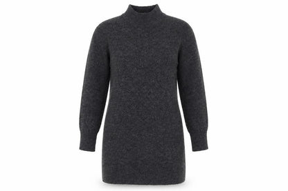 Womens UK Size S New Look Grey Tunic Jumper