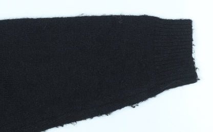 Womens UK Size XL Pieces Black Pullover Jumper