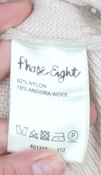 Womens UK Size 14 Phase Eight Beige Pullover Jumper