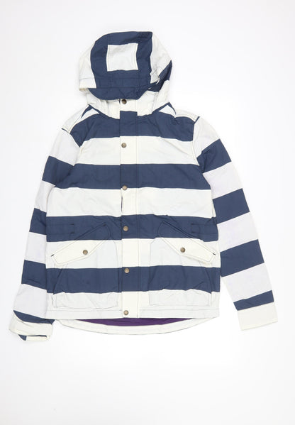 Boys UK Size 16 Years Johnnie b Blue Parka Coat