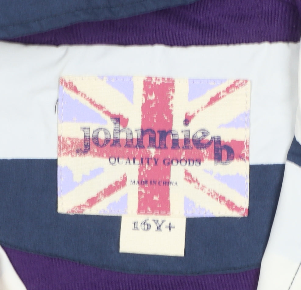Boys UK Size 16 Years Johnnie b Blue Parka Coat