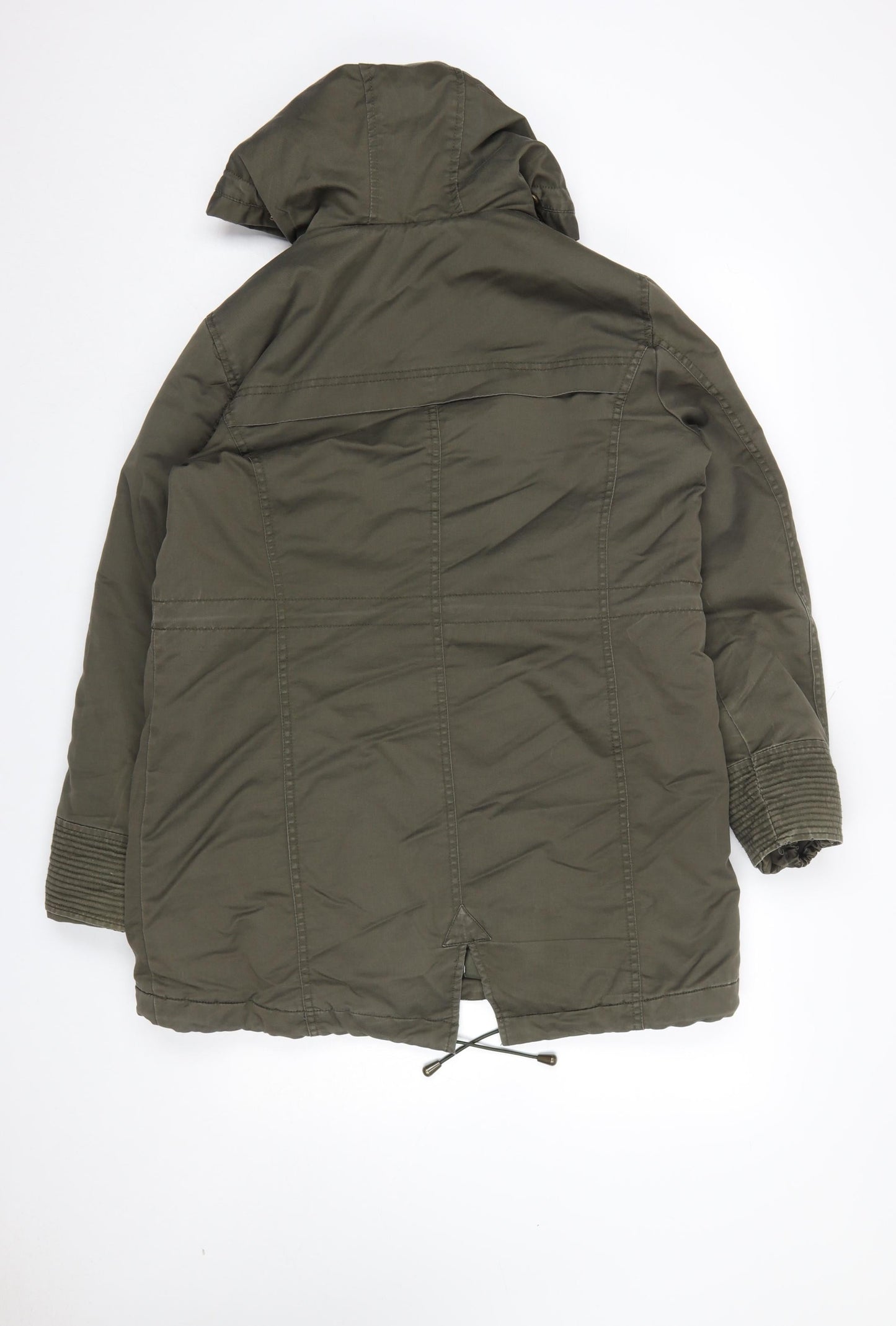 Womens UK Size 14 Monsoon Green Parka Coat