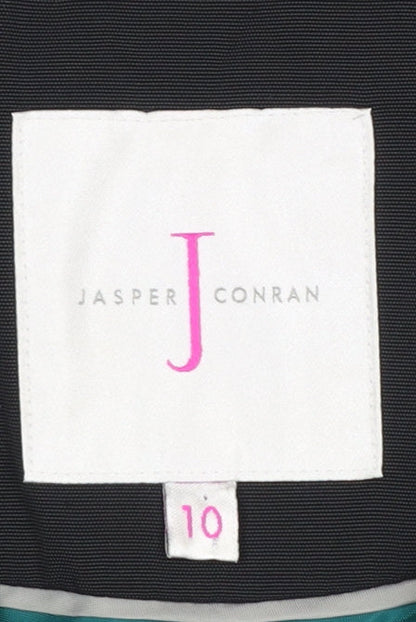 Womens UK Size 10 Jasper Conran Black Pea Coat
