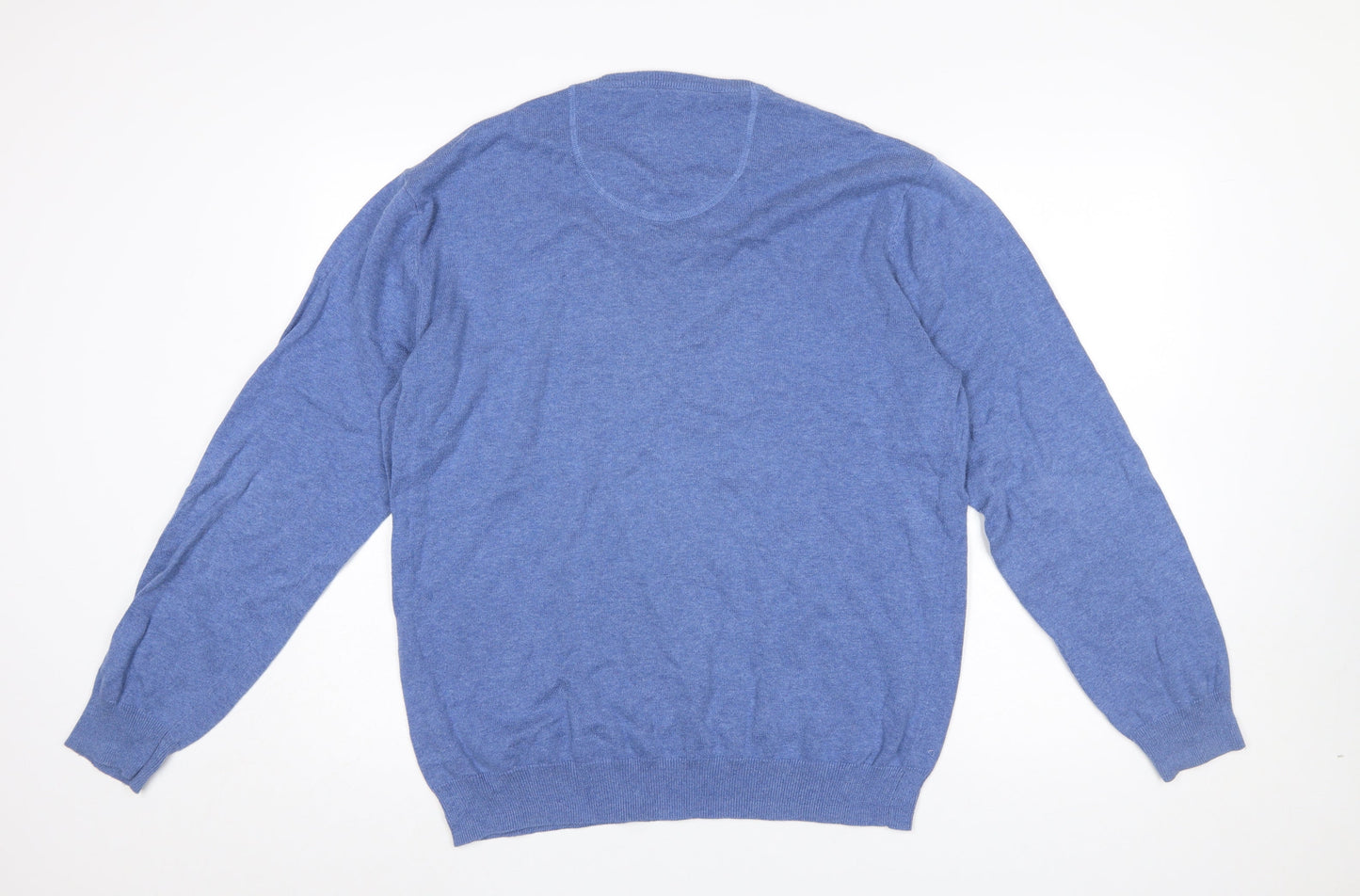 Mens UK Size L Aspen & Court Blue Pullover Jumper