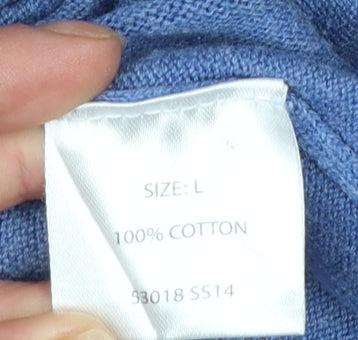 Mens UK Size L Aspen & Court Blue Pullover Jumper