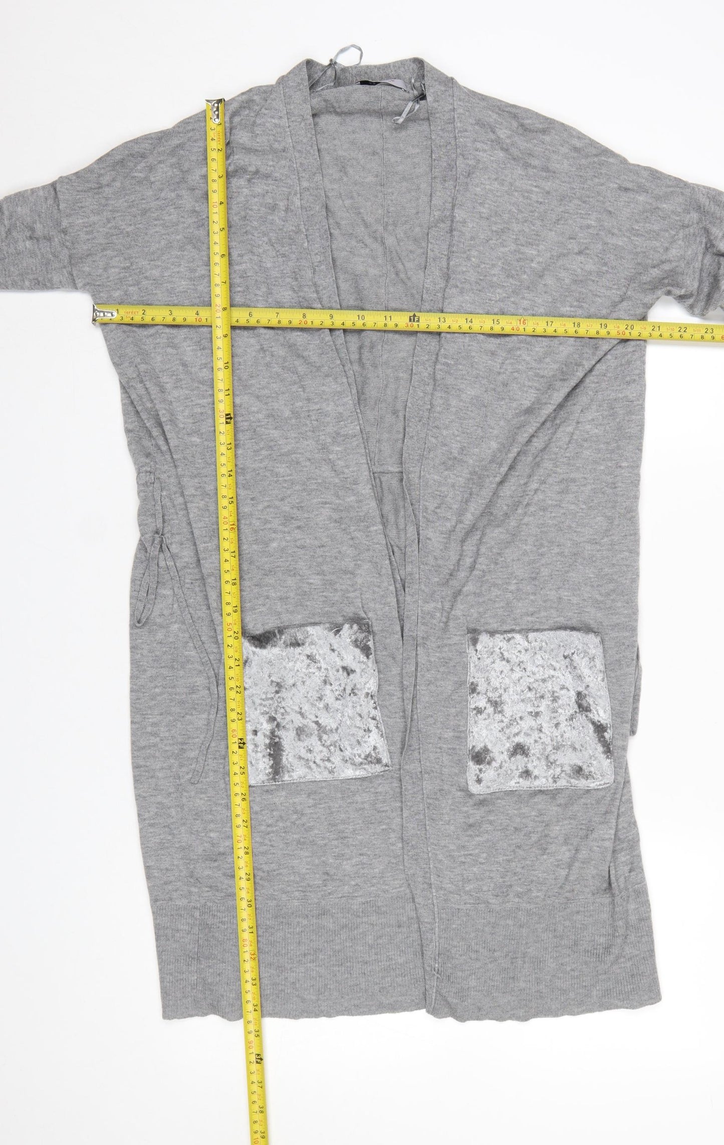 Womens UK Size 12 Marks and Spencer Grey Cardigan Jumper