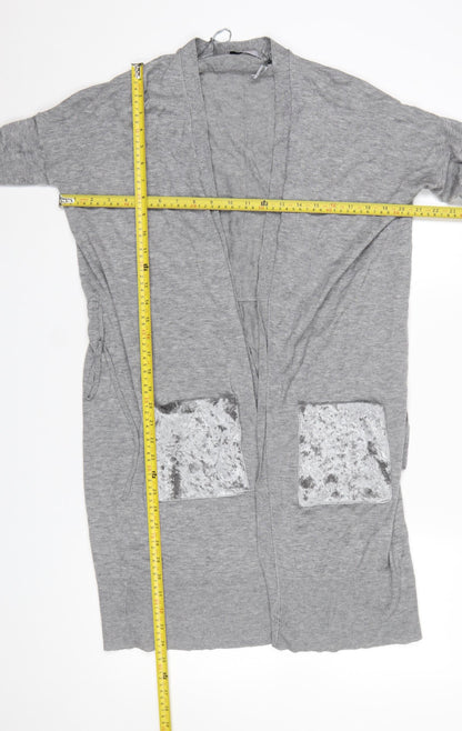 Womens UK Size 12 Marks and Spencer Grey Cardigan Jumper