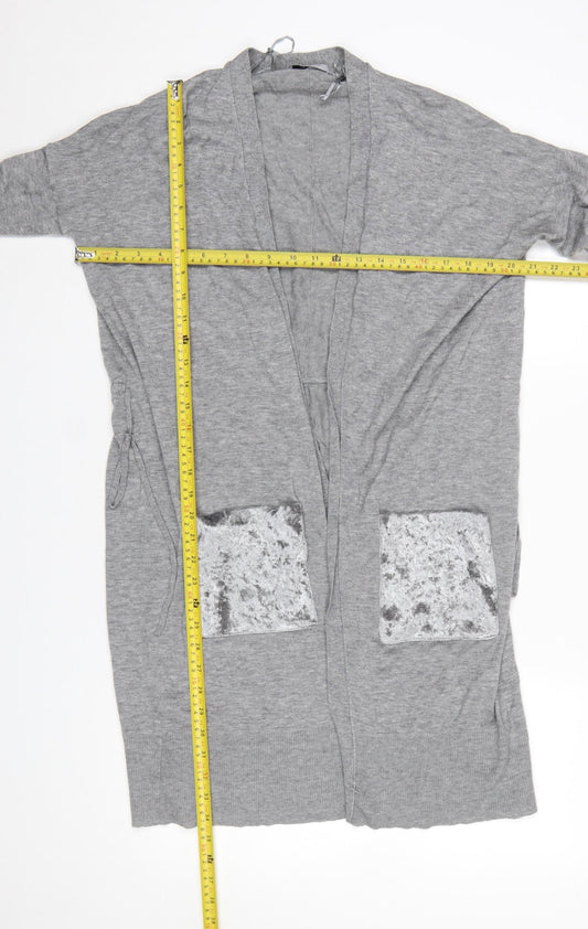Womens UK Size 12 Marks and Spencer Grey Cardigan Jumper