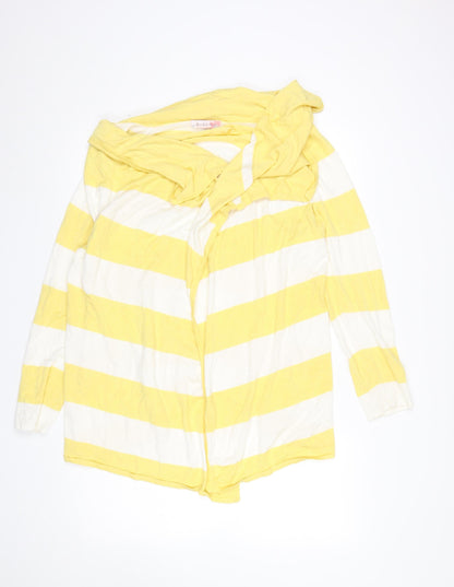 Womens UK Size 14 Michele Hope Yellow Cardigan Jumper