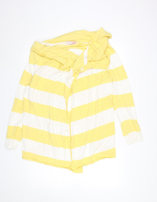 Womens UK Size 14 Michele Hope Yellow Cardigan Jumper