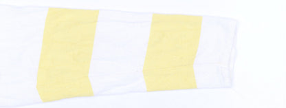 Womens UK Size 14 Michele Hope Yellow Cardigan Jumper