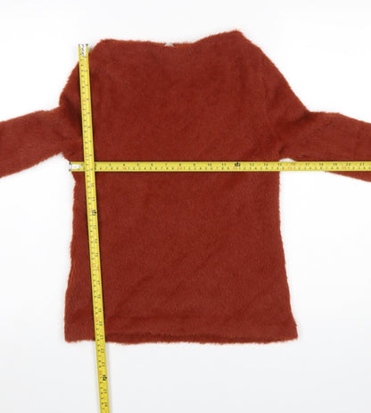 Womens UK Size 12 MNG Brown Pullover Jumper