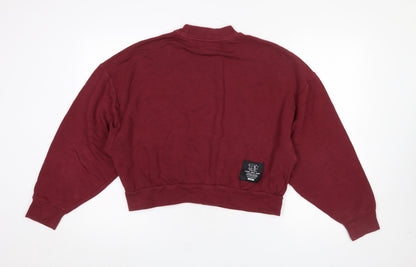 Womens UK Size 2 Kooples X Sport Red Pullover Sweatshirt