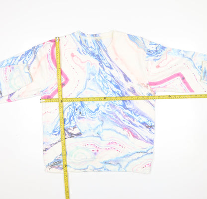 Womens UK Size 12 River Island Multicoloured Pullover Sweatshirt