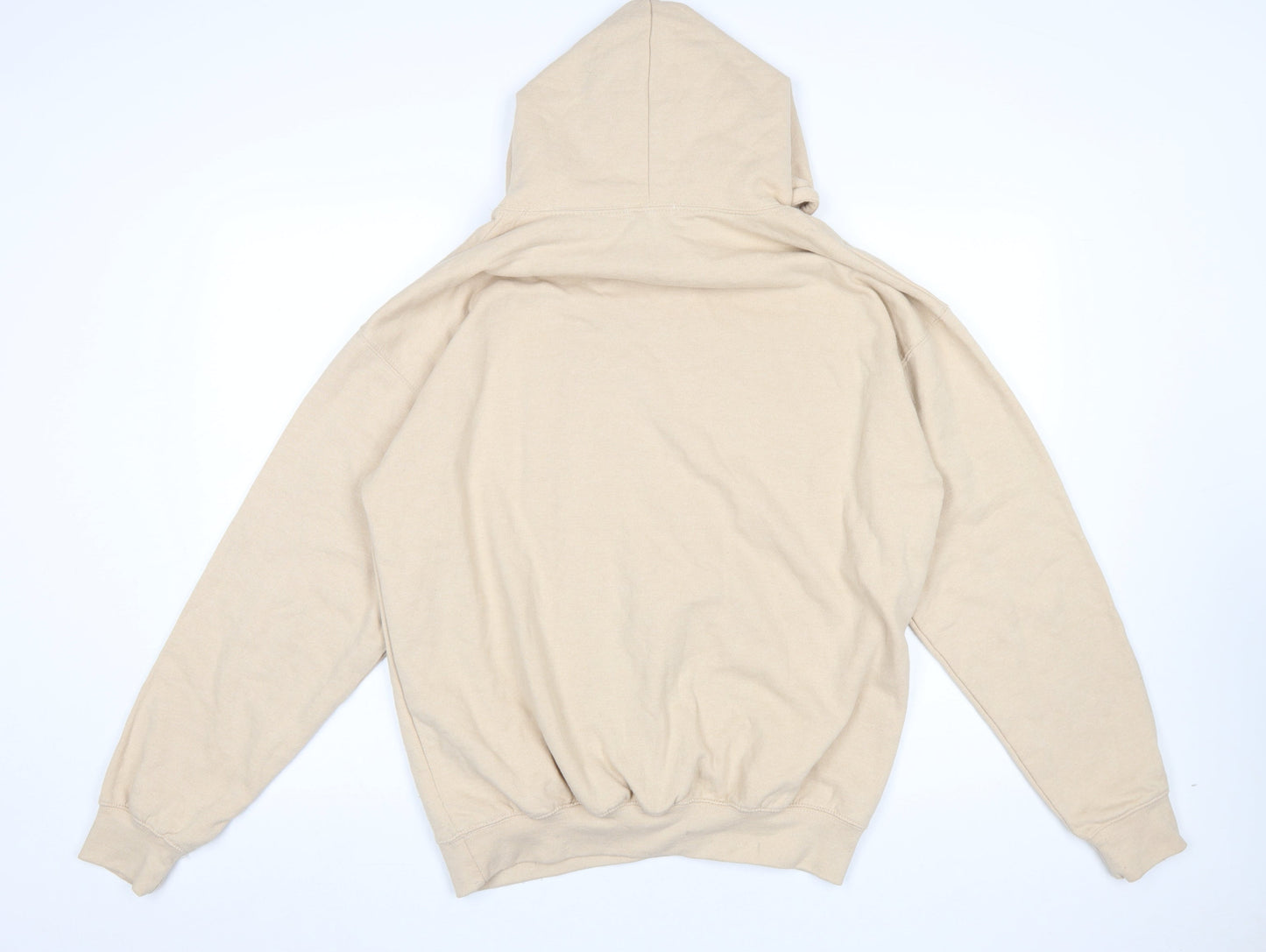 Mens UK Size S boohooMAN Beige Pullover Hoodie