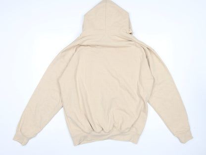 Mens UK Size S boohooMAN Beige Pullover Hoodie