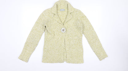 Womens UK Size 8 Wallis Beige Cardigan Jumper